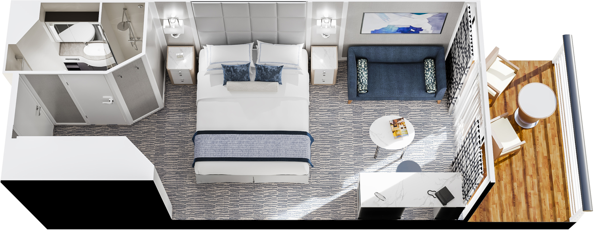 MyCruise Oceania-Cruises Oceania-Insignia Kahytter Balkon B1,B22